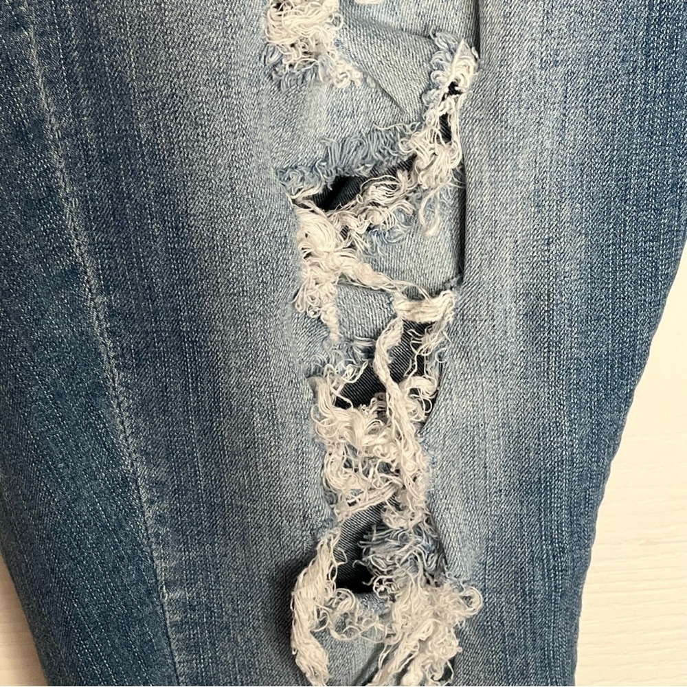 Torrid Blue Distressed Women Jeans - Picture 5 of 10